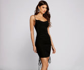 Leann Formal Stylish Ruched Knit Dress InsStreet